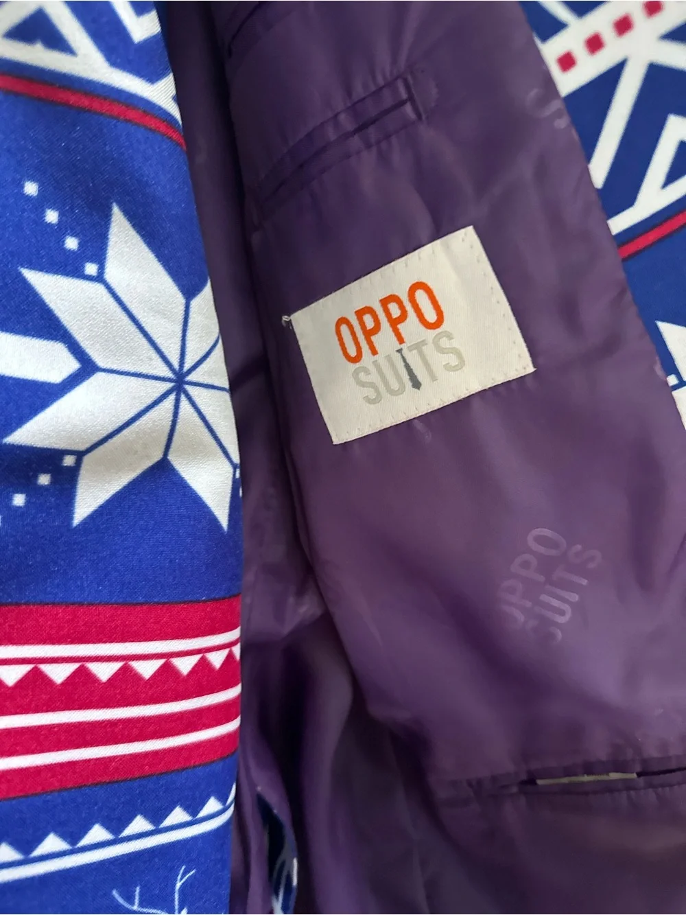 OPPOSUITS - Christmas suit! Blazer size 46 pants 44